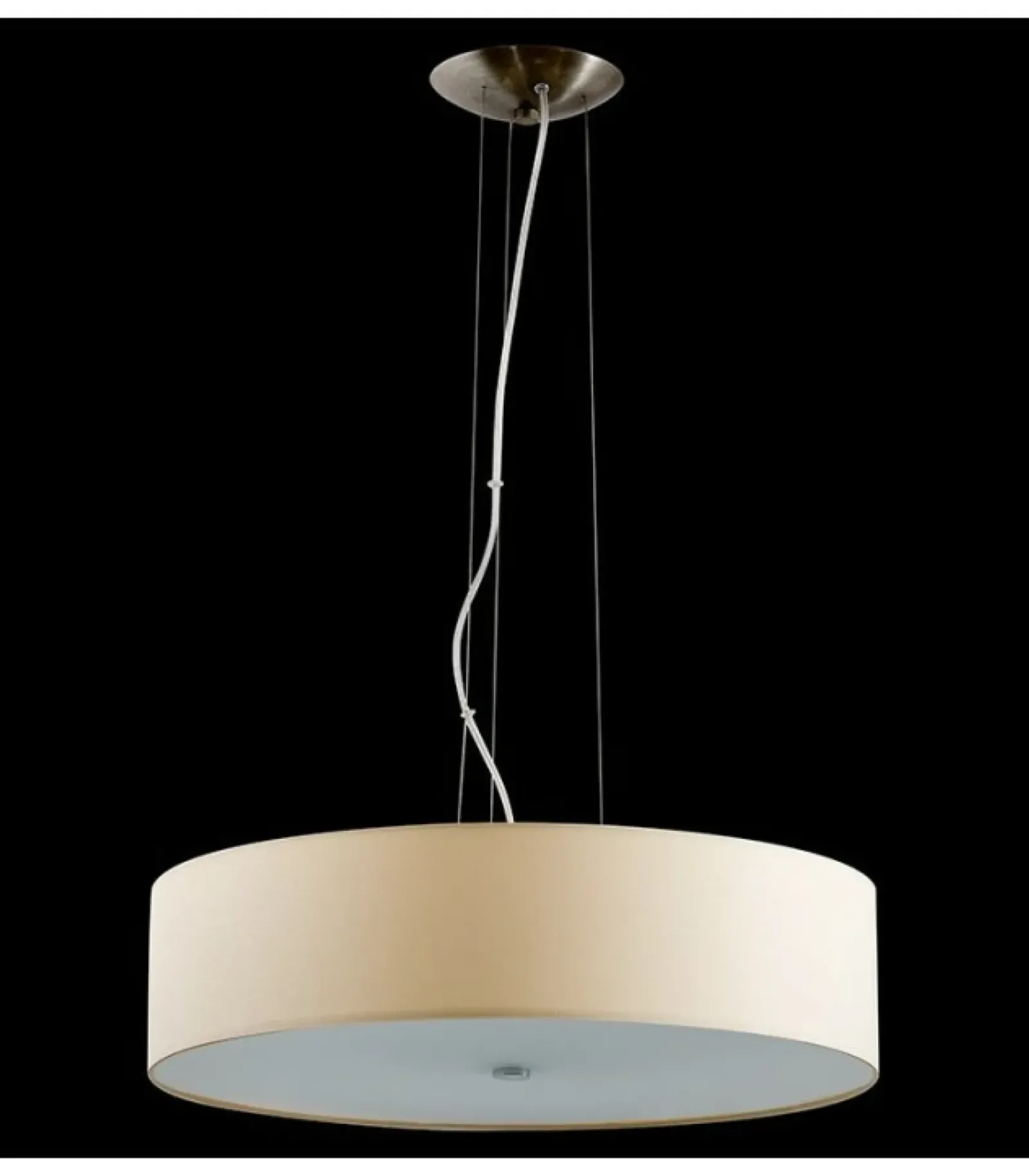 Sklep Kaja Abażurowa, beżowa lampa wisząca ⌀47cm 66972 TONGA | Kaja Oświetlenie Shop