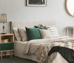 Sklep Kaja Abażurowa, elegancka lampka do salonu TB-22374A-BK NEROM | Kaja* Lampki Stołowe Z Abażurem|Tradycyjne Lampki Stołowe