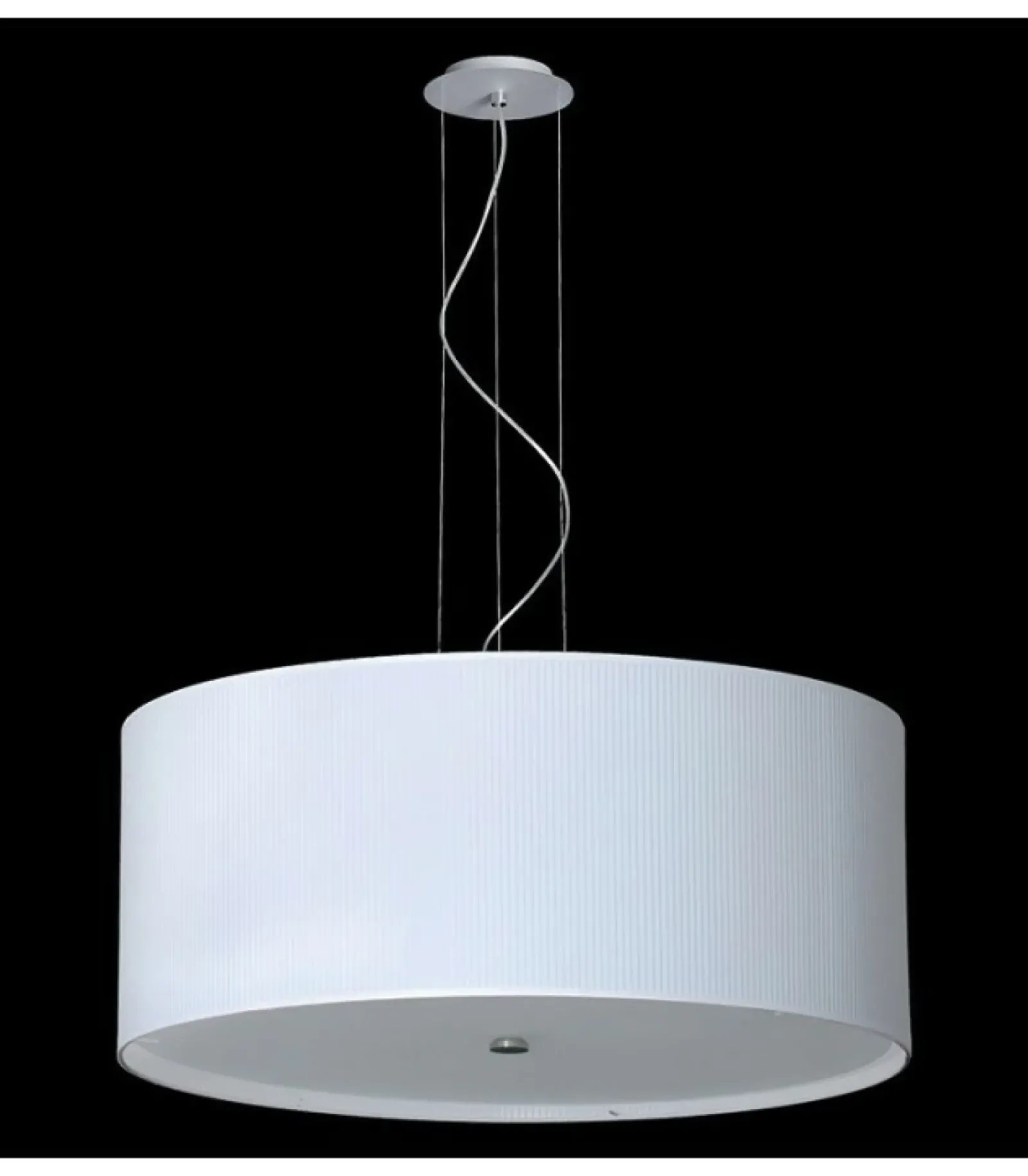 Sklep Kaja Abażurowy żyrandol ⌀60cm do sypialni 67407 RONDO | Kaja Oświetlenie Sale