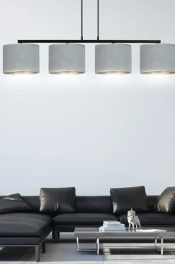 Sklep Kaja Abażurowy żyrandol idealny nad stół w salonie 1050/4 HILDE | Kaja Store