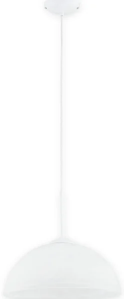 Sklep Kaja Ładna lampa sufitowa z dużym kloszem O3135 W1 BIA | Kaja Oświetlenie* Randole Tradycyjne