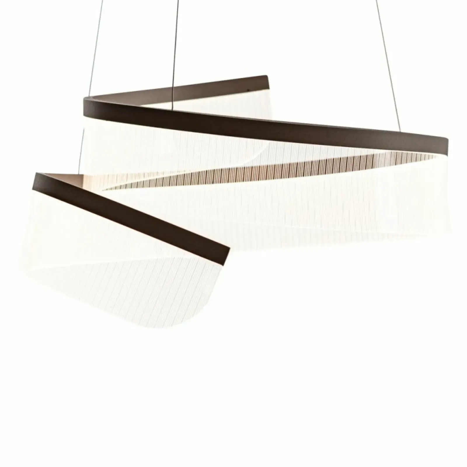 Sklep Kaja Akrylowa lampa wisząca w kolorze kawy PND-58728-45W-3K RUSTIN | Kaja Sale