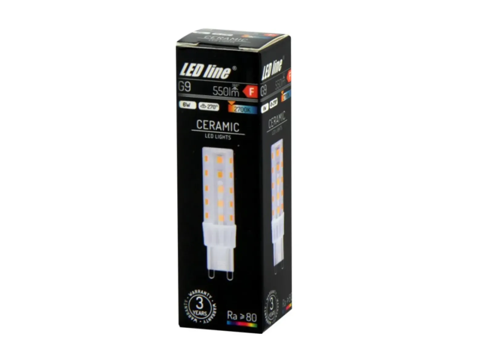 Sklep Kaja Żarówka G9 barwa ciepła 6W, kąt świecenia 270° LEDLINE 245947 | Kaja* Żarówki Led G9
