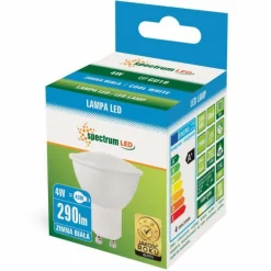 Sklep Kaja Żarówka LED biała zimna GU10 4W SpectrumLED 13260 | Kaja Oświetlenie* Żarówki Led Gu10