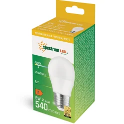 Sklep Kaja Żarówka o neutralnej barwie światła, z gwintem E27, o mocy 6W, 13757* Żarówki Led E27
