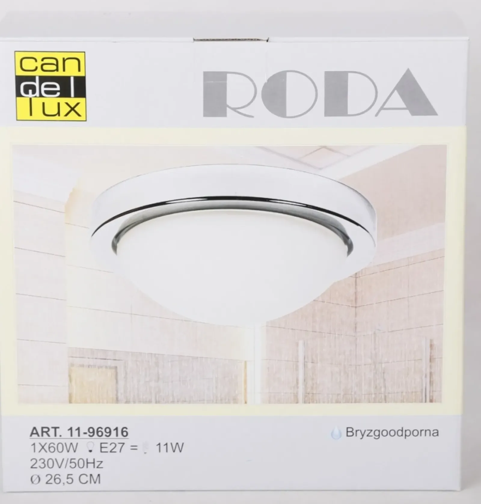Sklep Kaja Łazienkowa lampa sufitowa plafon ⌀28cm 11-96916 RODA | Kaja* Lampy Do Łazienki