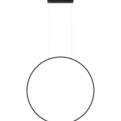 Sklep Kaja Łazienkowa lampa wisząca ring ⌀90 LP-999/1P L BK MIRROR | Kaja Outlet