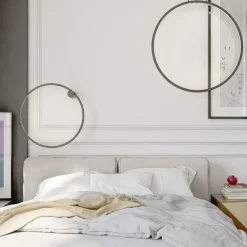 Sklep Kaja Łazienkowa lampa wisząca ring ⌀90 LP-999/1P L BK MIRROR | Kaja Outlet