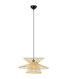 Sklep Kaja Bambusowa, nowoczesna lampa wisząca 108785 DUPLICI | Kaja Oświetlenie Outlet