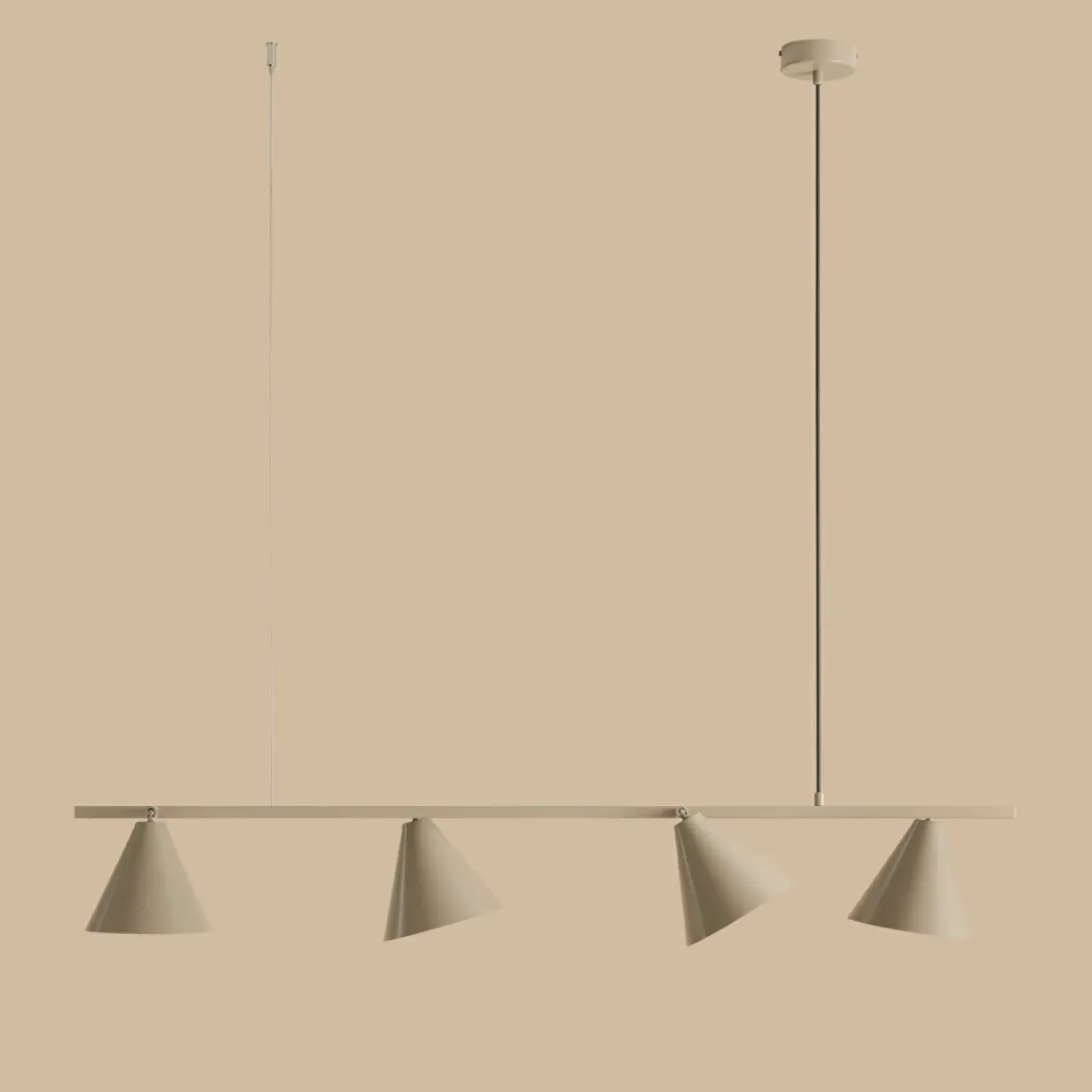 Sklep Kaja Beżowa lampa wisząca z ruchomymi kloszami 1108L17 z serii FORM | Kaja Zadzwońporabattel.783200183(8-16)/mailsklep@kaja.com.pl Sale
