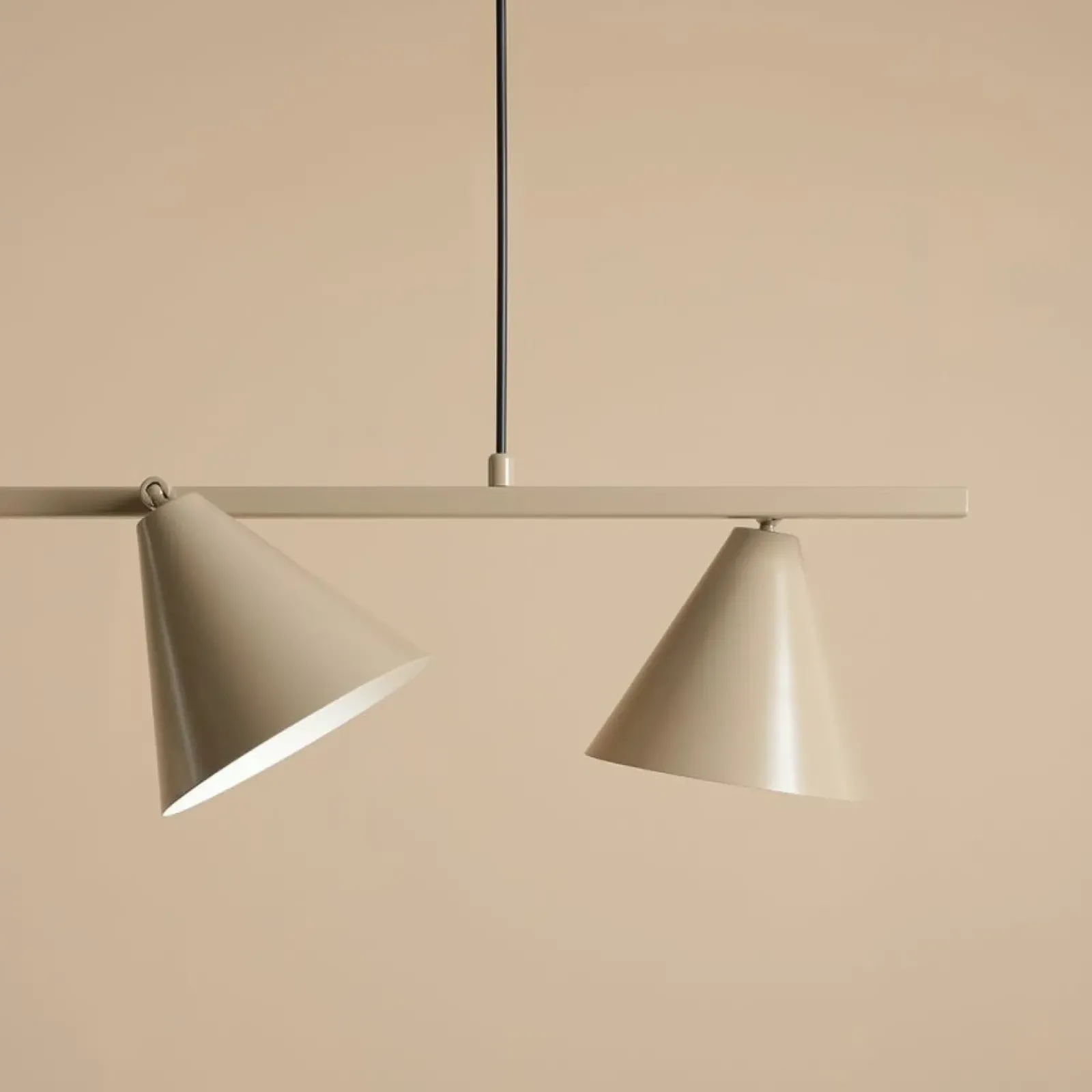 Sklep Kaja Beżowa lampa wisząca z ruchomymi kloszami 1108L17 z serii FORM | Kaja Zadzwońporabattel.783200183(8-16)/mailsklep@kaja.com.pl Sale