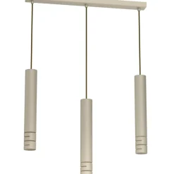 Sklep Kaja Beżowa, liniowa lampa wisząca do jadalni LX 5762 TIBIA STRIPE | Kaja Online