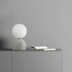 Sklep Kaja Beżowa, nowoczesna lampka nocna TK 16038 MIKI BEIGE | Kaja Oświetlenie* Nowoczesne Lampki Stołowe