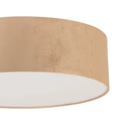 Sklep Kaja Beżowy plafon z zakrytym światłem ⌀40cm SIG 40651 SOFT | Kaja* Plafony Klasyczne|Plafony Nowoczesne