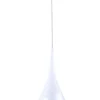 Sklep Kaja Biała, błyszcząca lampa wisząca, kropla MX P0235 DROP | Kaja Outlet