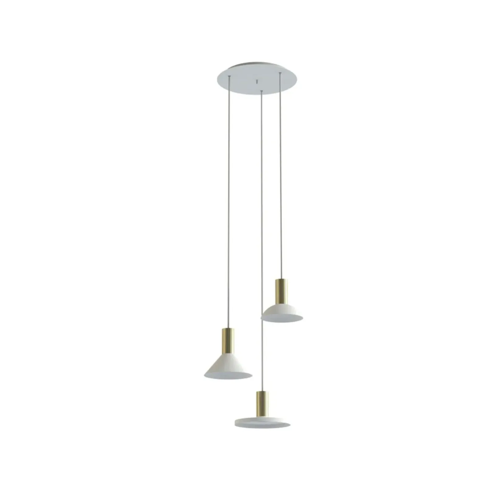 Sklep Kaja Biała, designerska lampa wisząca ze zdobieniem 8031 | Kaja Oświetlenie biały Clearance
