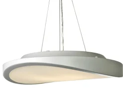 Sklep Kaja Biała, designerska lampa wisząca ⌀48cm AZ0987 CIRCULO WHITE | Kaja biały Outlet