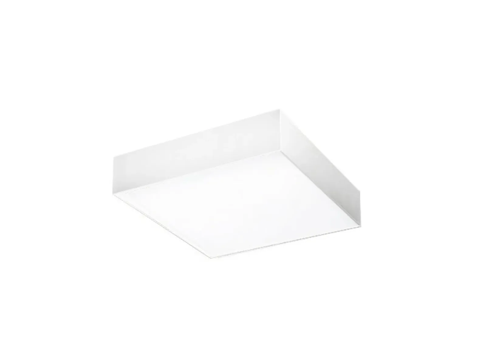 Sklep Kaja Biała, klasyczna lampa sufitowa LED 3000K 22x22cm AZ2269 MONZA | Kaja* Lampy Led|Plafony Nowoczesne