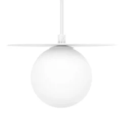 Sklep Kaja Biała klasyczna lampa wisząca z kloszem K-5430 z serii ROBIN biały Best Sale