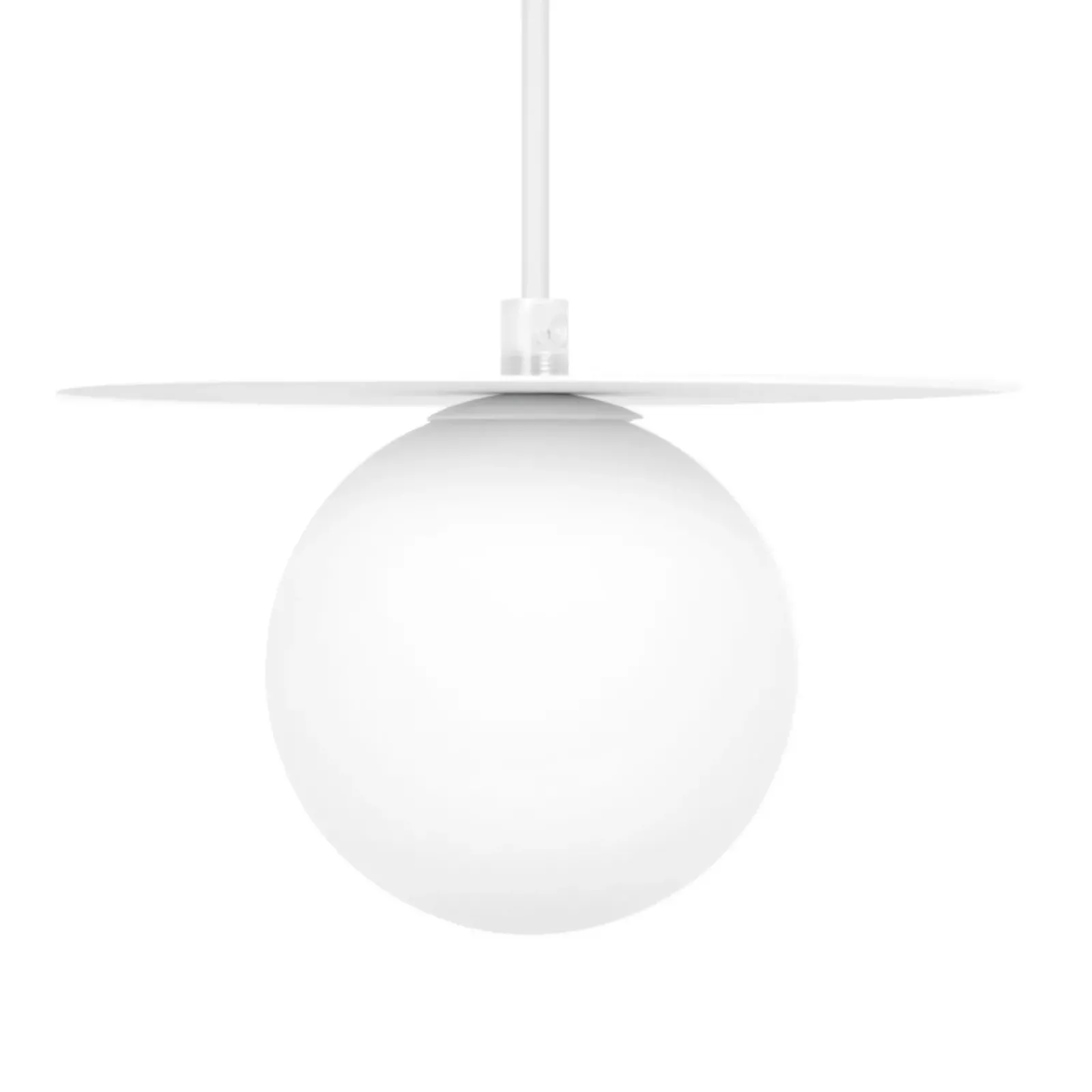Sklep Kaja Biała klasyczna lampa wisząca z kloszem K-5430 z serii ROBIN biały Best Sale