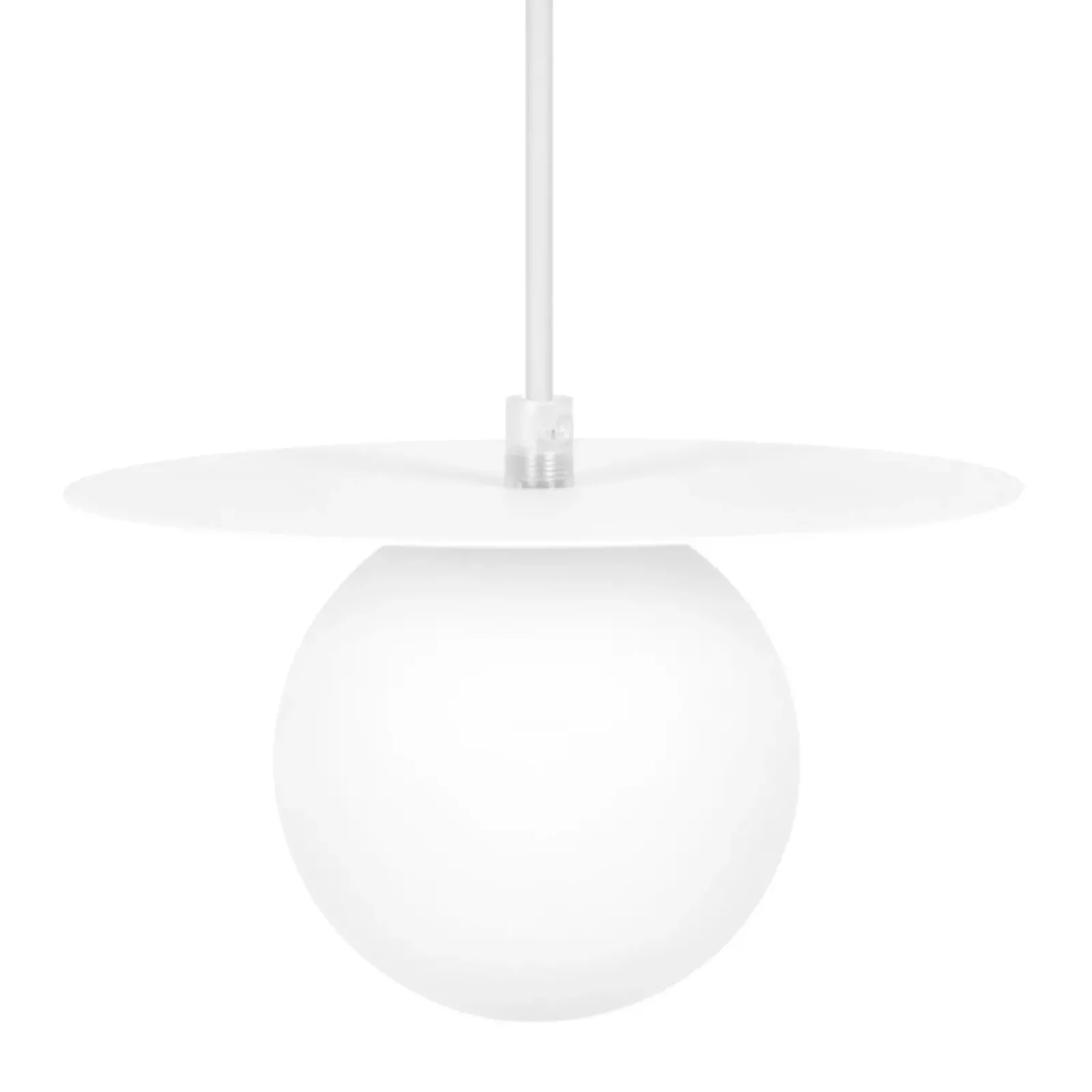 Sklep Kaja Biała klasyczna lampa wisząca z kloszem K-5430 z serii ROBIN biały Best Sale