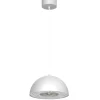 Sklep Kaja Biała, kopułowa lampa wisząca do kuchni ⌀28cm LX 4527 ELGUND | Kaja New