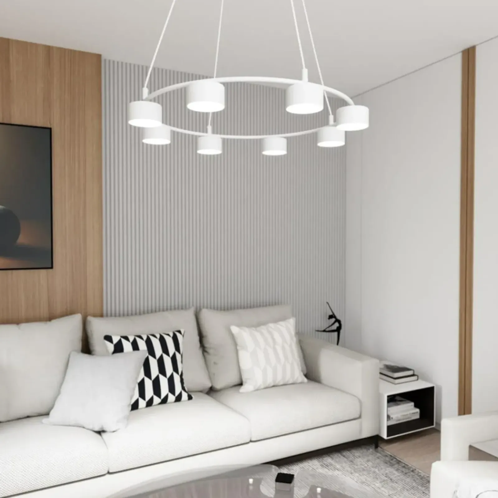 Sklep Kaja Biała lampa dająca dużo światła, 8xGX53 1373/8 z serii STARLIT biały Cheap