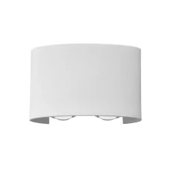 Sklep Kaja Biała lampa elewacyjna LED 4W 3000K OWL-6650-2-WH-3K ORTELO | Kaja* Kinkiety Ogrodowe