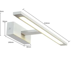 Sklep Kaja Biała lampa LED nad lustro 41cm LED GS-LWB-12W WH ISLA | Kaja* Lampy Led