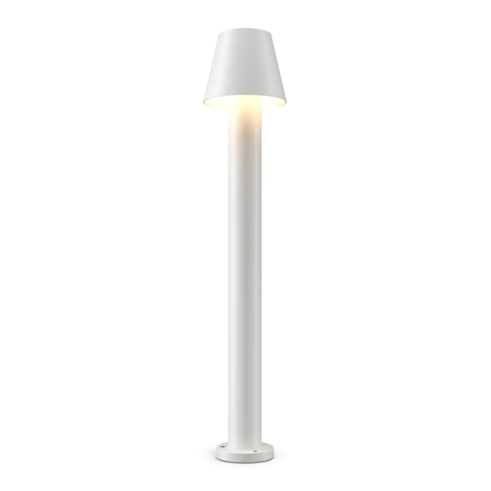 Sklep Kaja Biała lampa ogrodowa stojąca LED 80cm O421FL-L5W z serii HARZ | Kaja* Lampy Ogrodowe Stojące