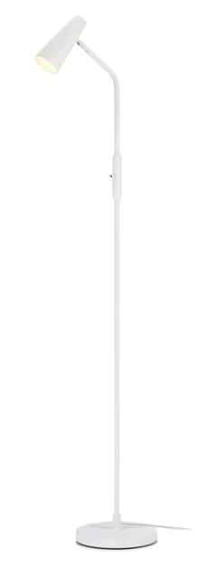 Sklep Kaja Biała lampa podłogowa z regulowanym kloszem 108205 | Kaja Oświetlenie* Tradycyjne Lampy Podłogowe