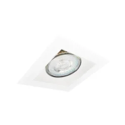 Sklep Kaja Biała lampa podtynkowa oczko 9x9cm ANT 3033 CAGE | Kaja Oświetlenie* Oprawy Podtynkowe