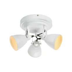 Sklep Kaja Biała lampa sufitowa z trzema źródłami światła 108083 | Kaja Hot