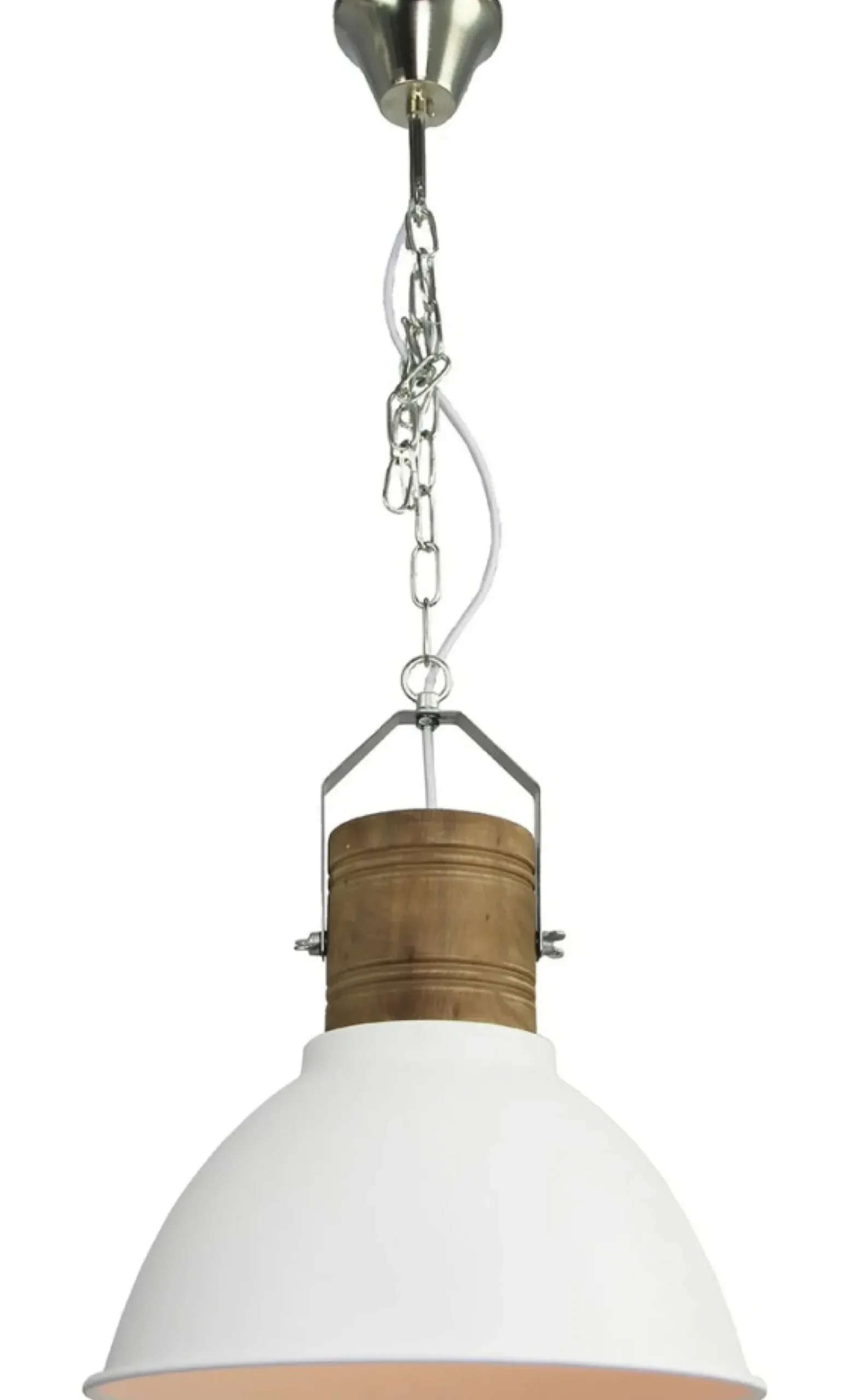 Sklep Kaja Biała lampa wisząca do rustykalnej kuchni AZ1582 DUNCAN | Kaja biały Hot