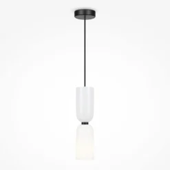 Sklep Kaja Biała lampa wisząca, oprawka na mały gwint MOD177PL-01W z serii MEMORY Best