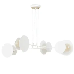 Sklep Kaja Biała lampa wisząca tłumiąca zbyt mocne światło 793/4 | Kaja biały Discount