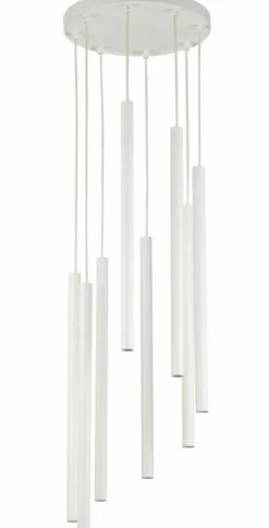 Sklep Kaja Biała lampa wisząca z dużą ilością rurek SIG 33629 SOPEL | Kaja biały Outlet
