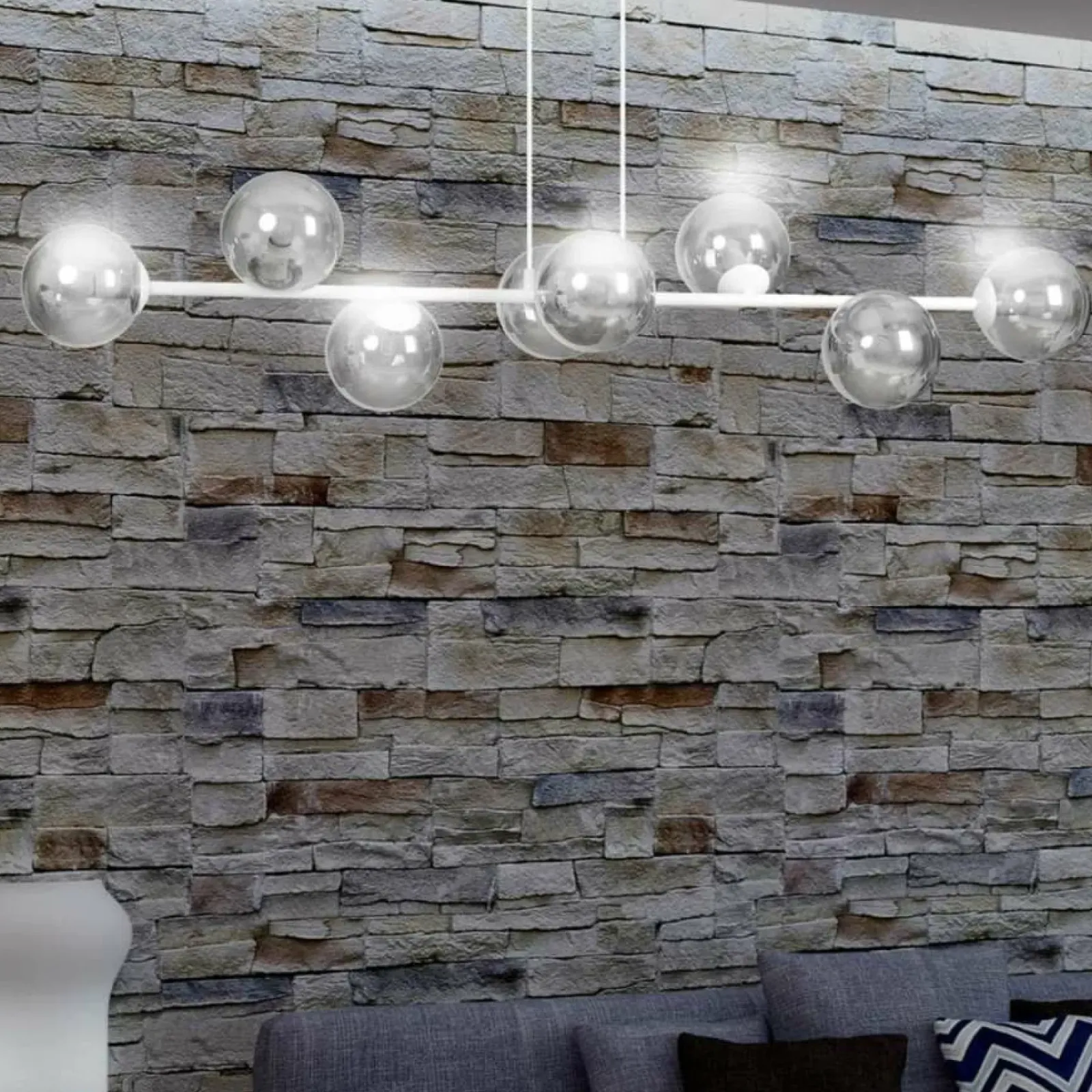 Sklep Kaja Biała lampa wisząca z grafitowymi kloszami 878/8 | Kaja Oświetlenie Flash Sale