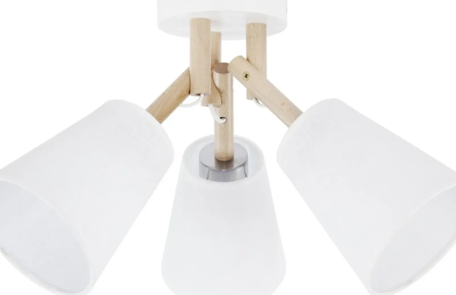 Sklep Kaja Biała lampa z drewnianymi ramionami TK 665 VAIO WHITE | Kaja Best Sale