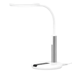 Sklep Kaja Biała lampka biurkowa, elastyczne ramię K-BL1513A BIAŁY z serii ERIS* Lampki Biurkowe|Lampy Led