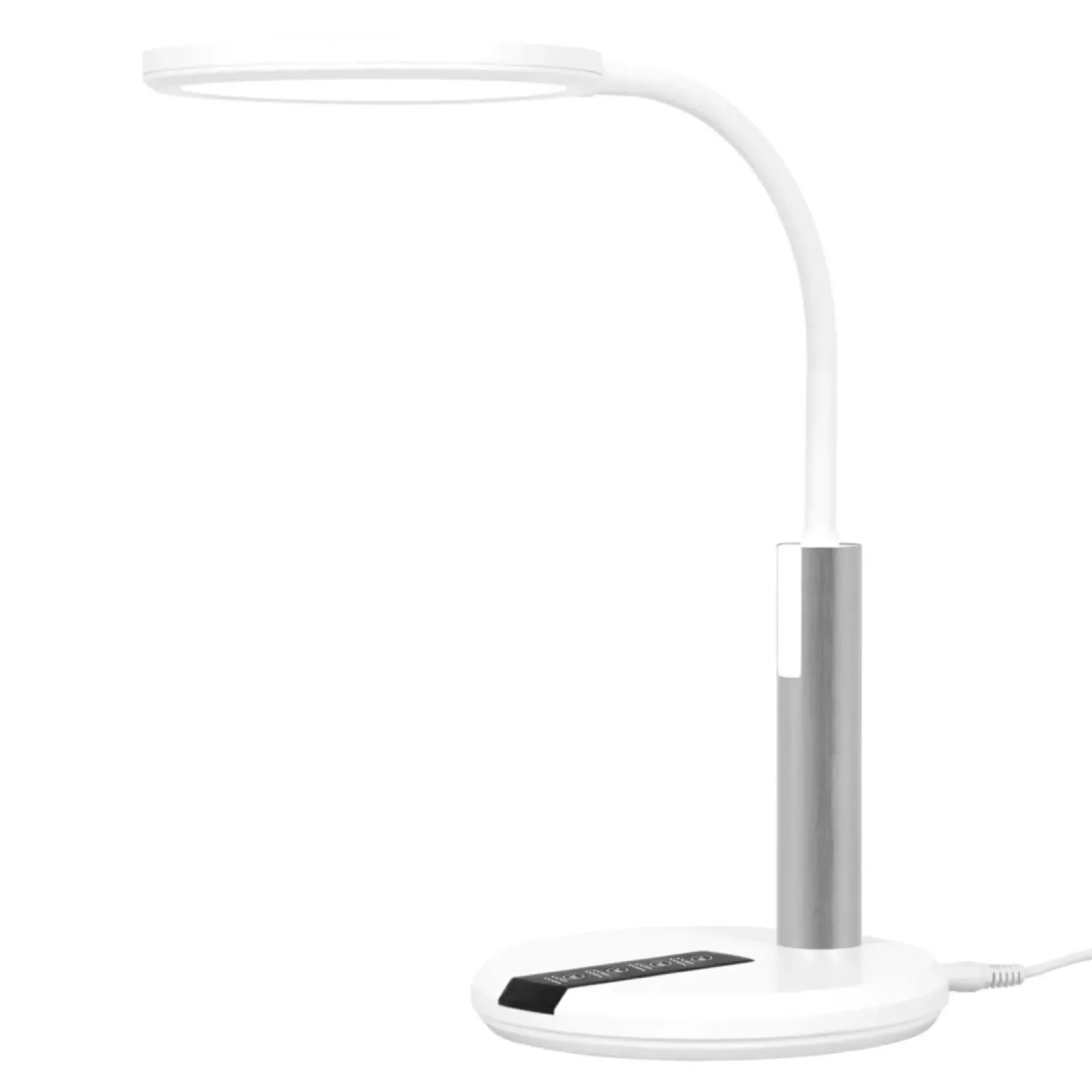 Sklep Kaja Biała lampka biurkowa, elastyczne ramię K-BL1513A BIAŁY z serii ERIS* Lampki Biurkowe|Lampy Led