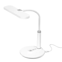 Sklep Kaja Biała lampka biurkowa, ruchome ramię K-BL1185 BIAŁY z serii DAFI* Lampki Biurkowe|Lampy Led