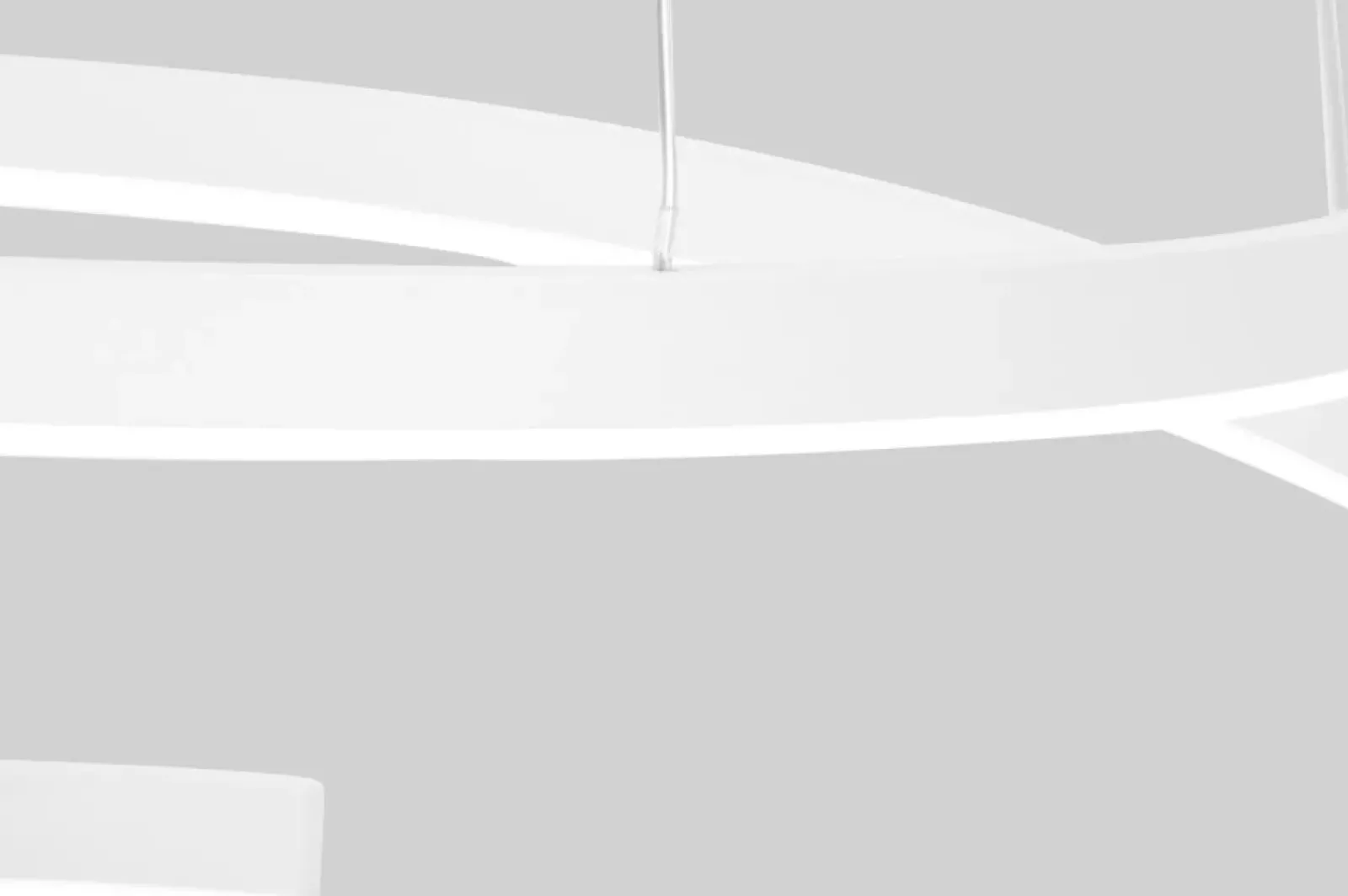 Sklep Kaja Biała, ledowa lampa wisząca w kształcie sprężyny K-8182 z serii KOLOSO | Kaja Oś biały Store