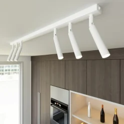 Sklep Kaja Biała listwa sufitowa 90cm z reflektorami 1352/6 IVI 6 WHITE | Kaja biały Best Sale