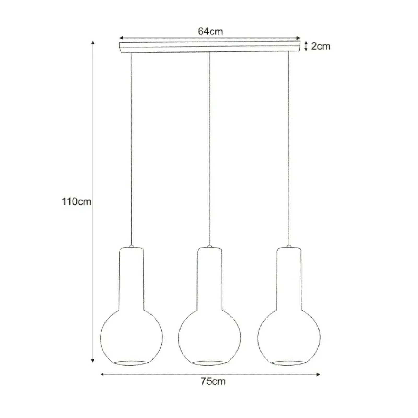 Sklep Kaja Biała listwa z drucianymi lampami K-4526 ARVI WHITE | Kaja Oświetlenie Sale