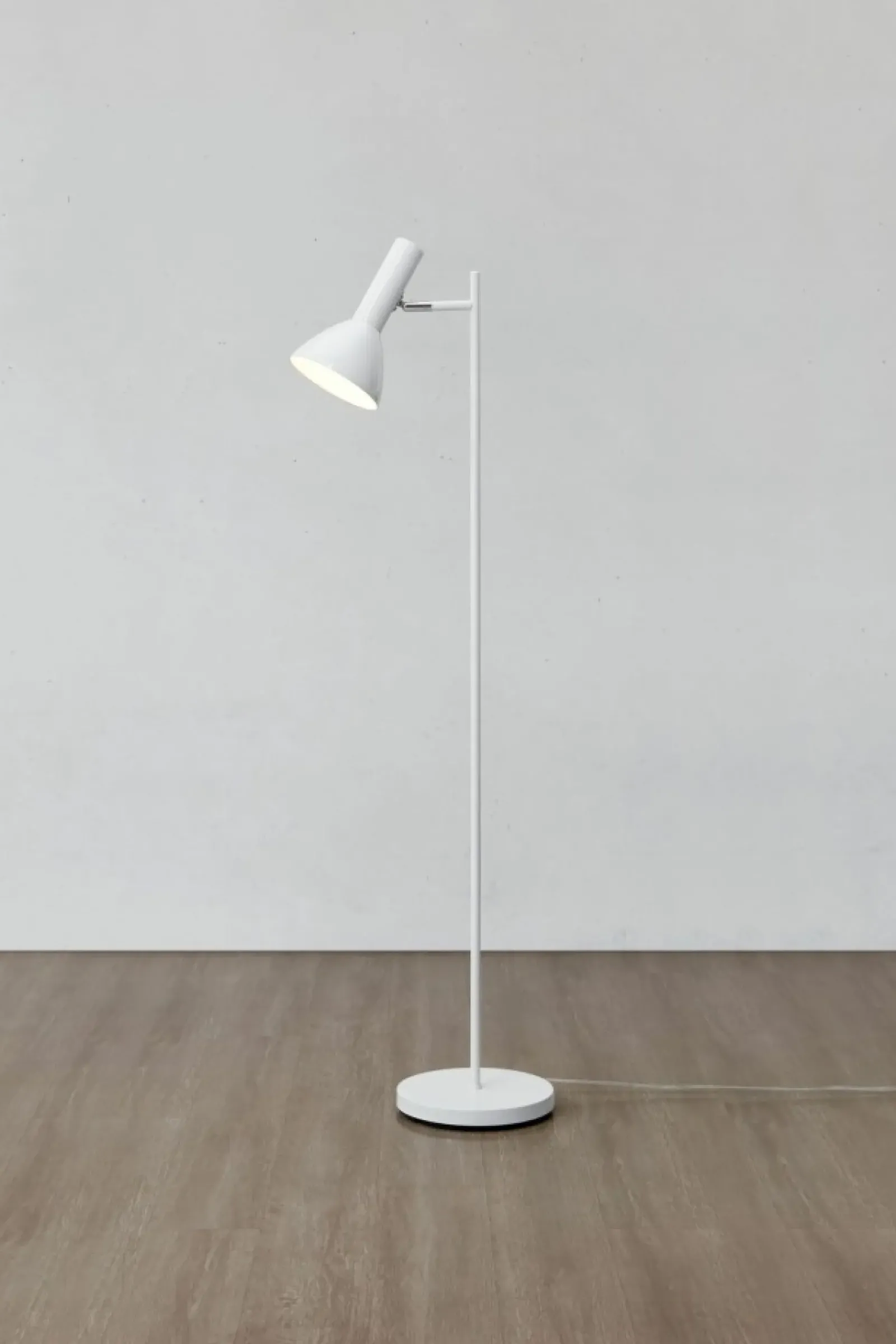 Sklep Kaja Biała, minimalistyczna lampa podłogowa 108687 METRO | Kaja Oświetlenie* Tradycyjne Lampy Podłogowe