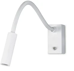 Sklep Kaja Biała, minimalistyczna lampa ścienna MX W0047 RIDER | Kaja Oświetlenie* Lampy Led