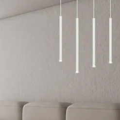 Sklep Kaja Biała niesymetryczna lampa wisząca na listwie 553/4 | Kaja Oświetlenie biały Store