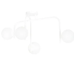 Sklep Kaja Biała, nowoczesna lampa sufitowa do sypialni 1031/4B KALF | Kaja biały Store