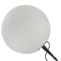 Sklep Kaja Biała, ogrodowa kula świecąca ⌀40cm LP-JH-1095-450 GAJA | Kaja* Lampy Ogrodowe Stojące